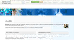 Desktop Screenshot of multichemindia.com